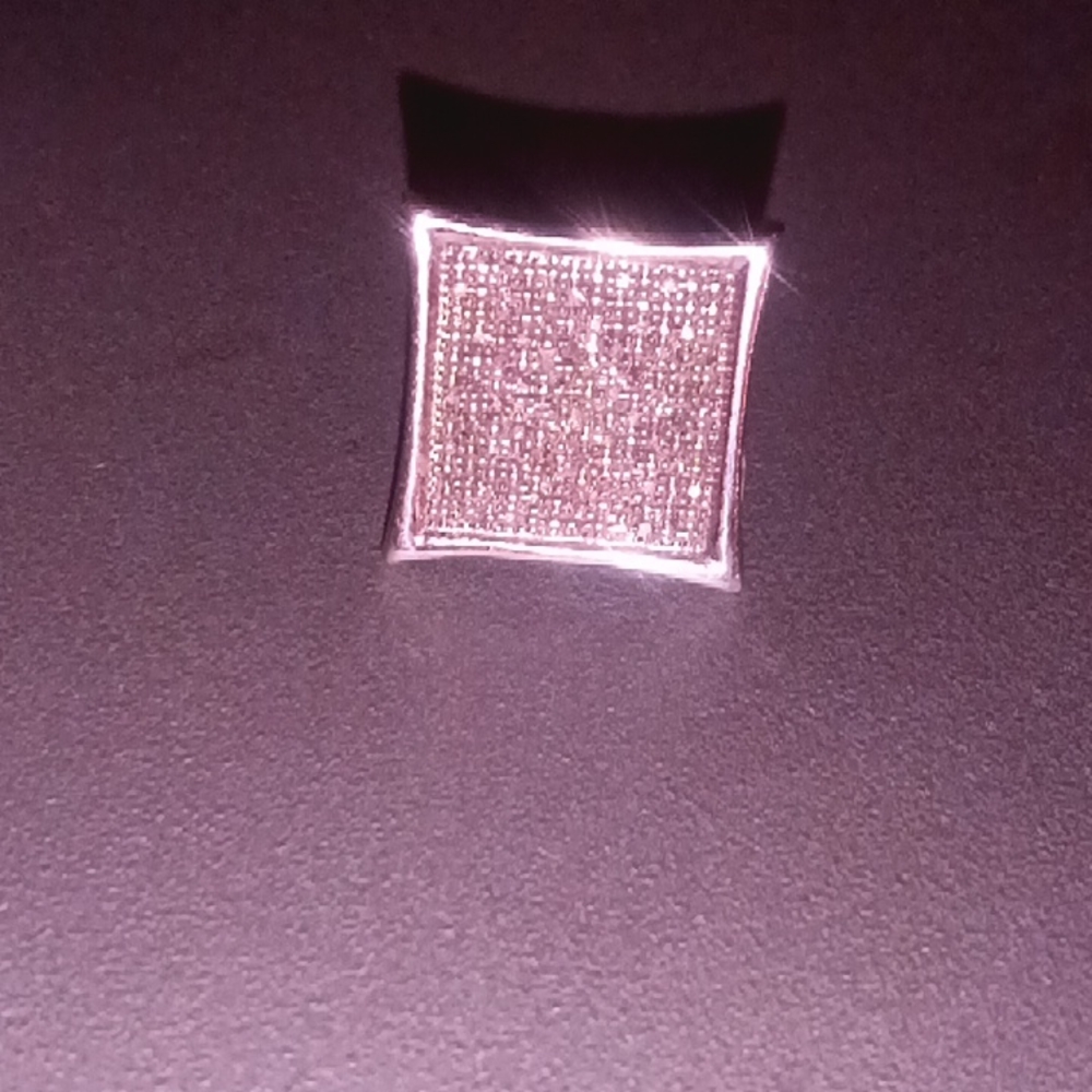 925 sterling silver diamond earring (only one)